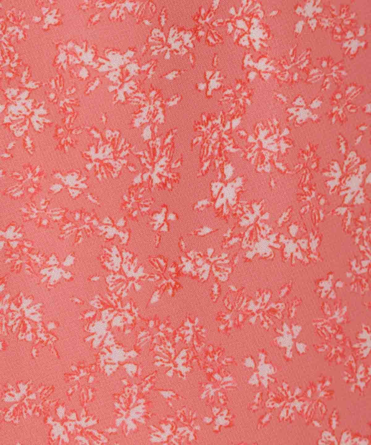 ミニフラワーシャーリングワンピース