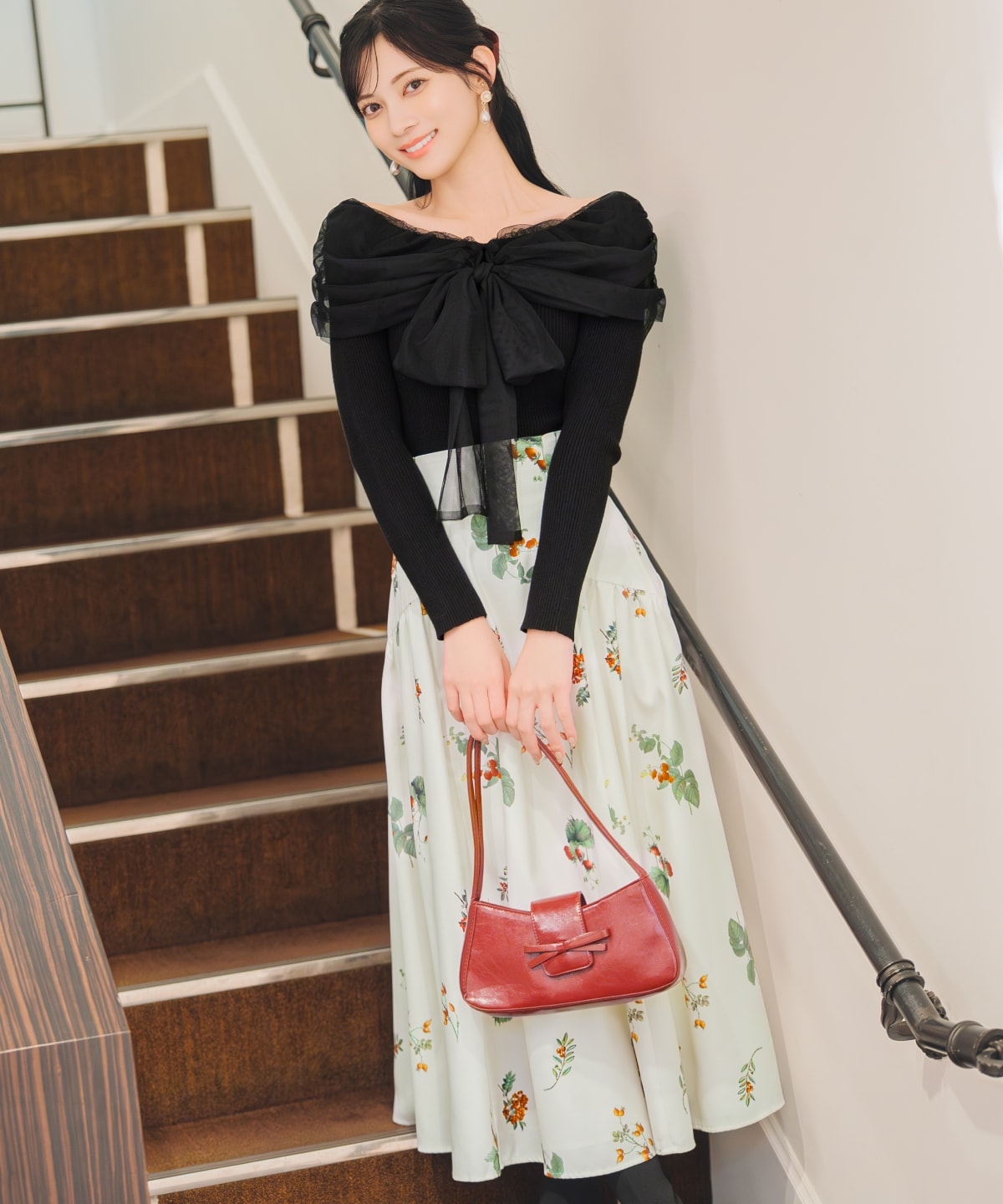 【12/5(fri)10時発売】ウィンターボタニカルスカート