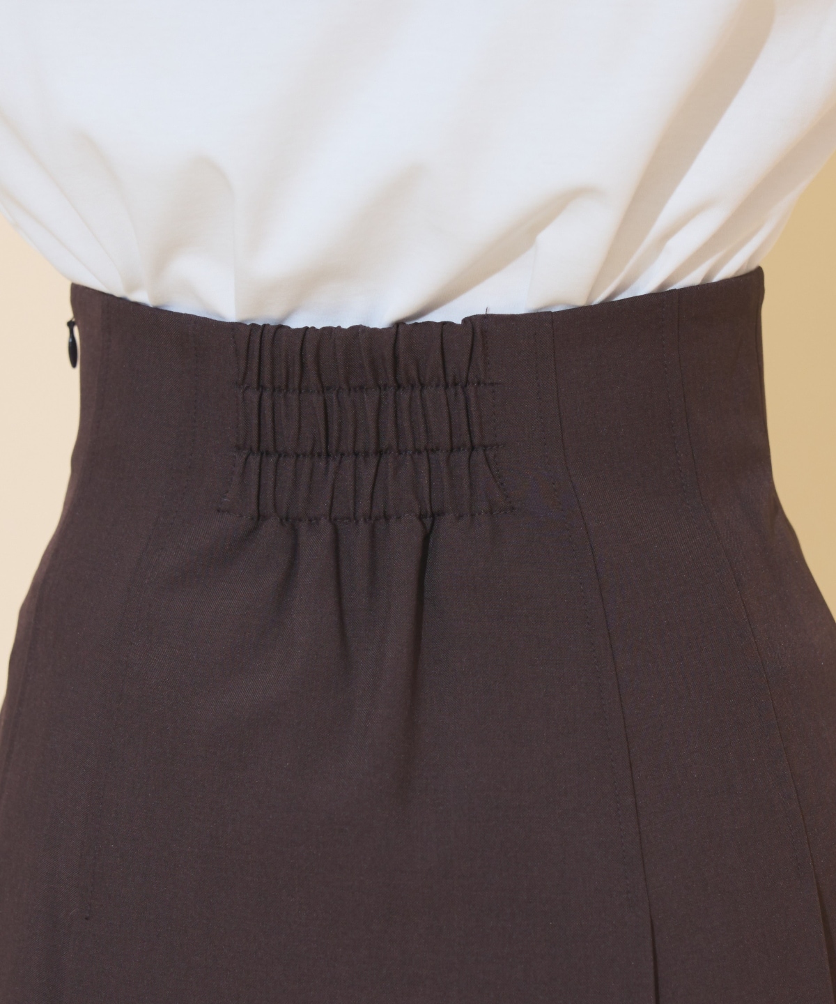 ハイウエストプリーツミニスカート