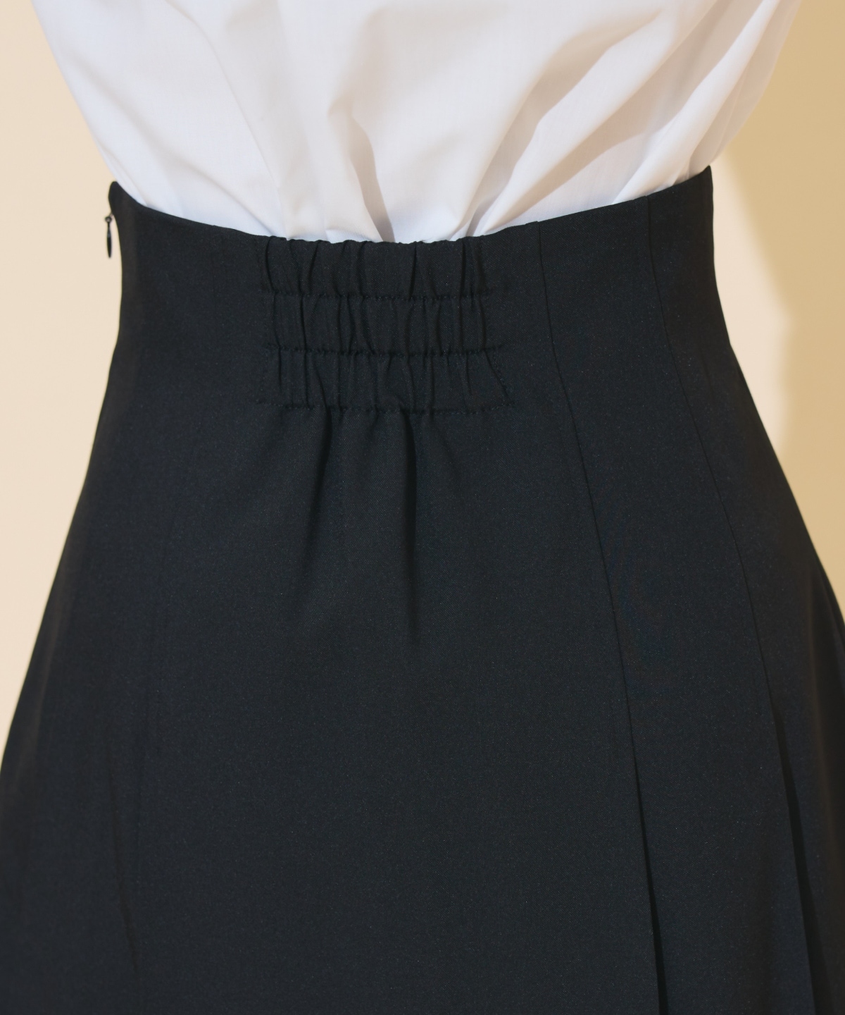 ハイウエストプリーツミニスカート