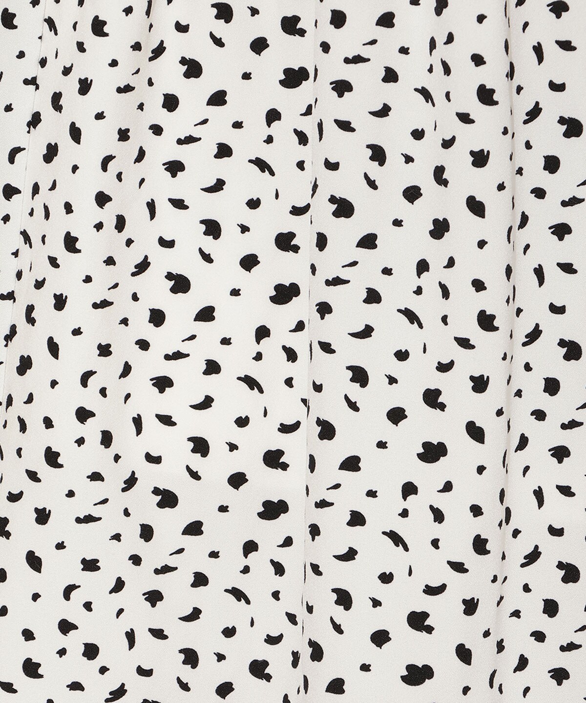 パイピングフリルダルメシアンティアードワンピース(F ホワイト