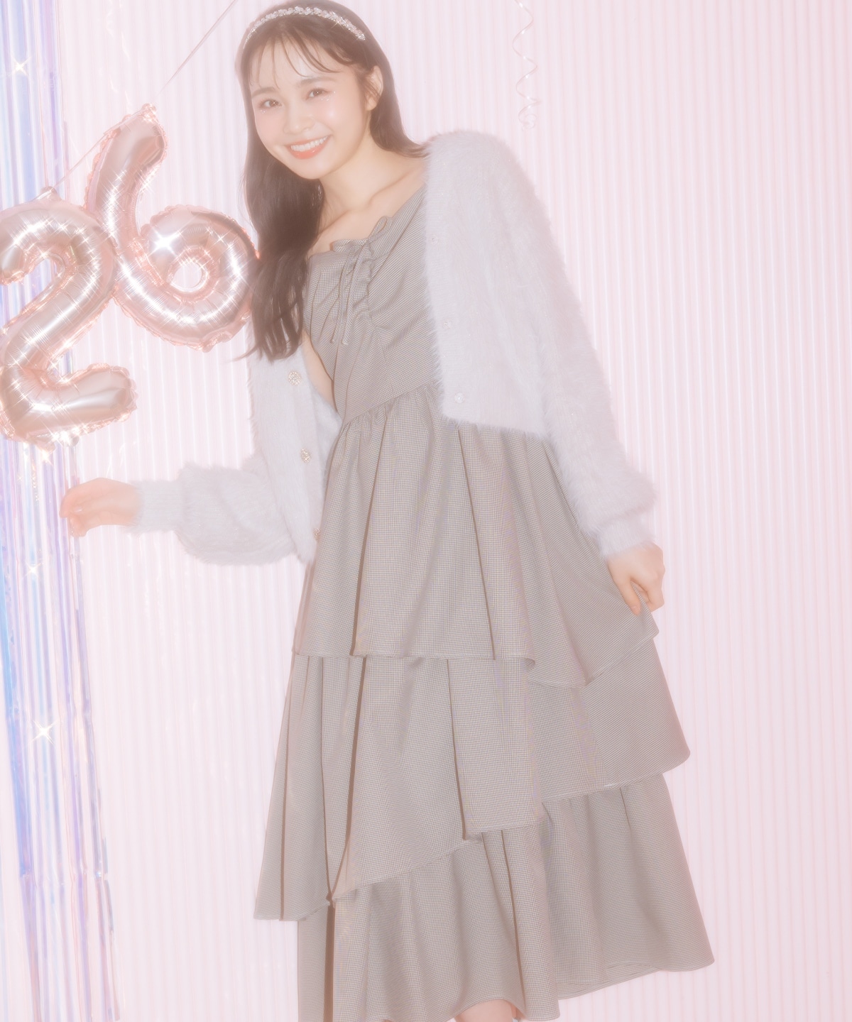 【New Year's Item】ティアードキャミワンピース