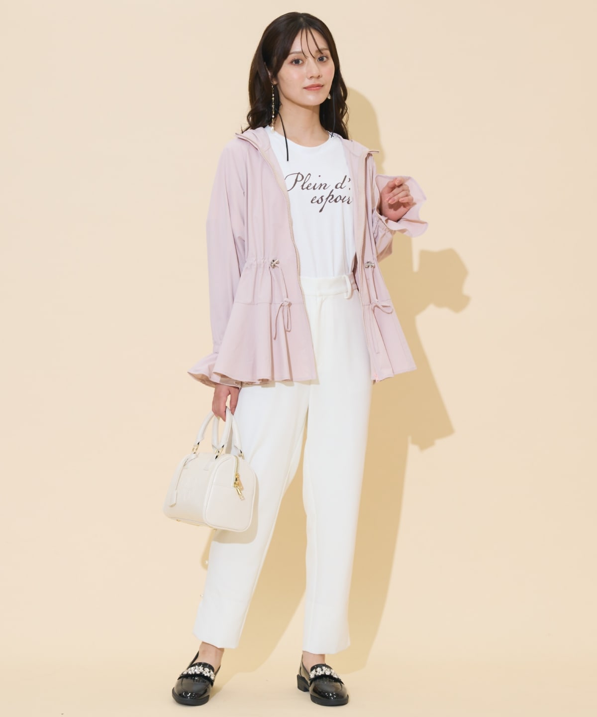 UVカットペプラムブルゾン