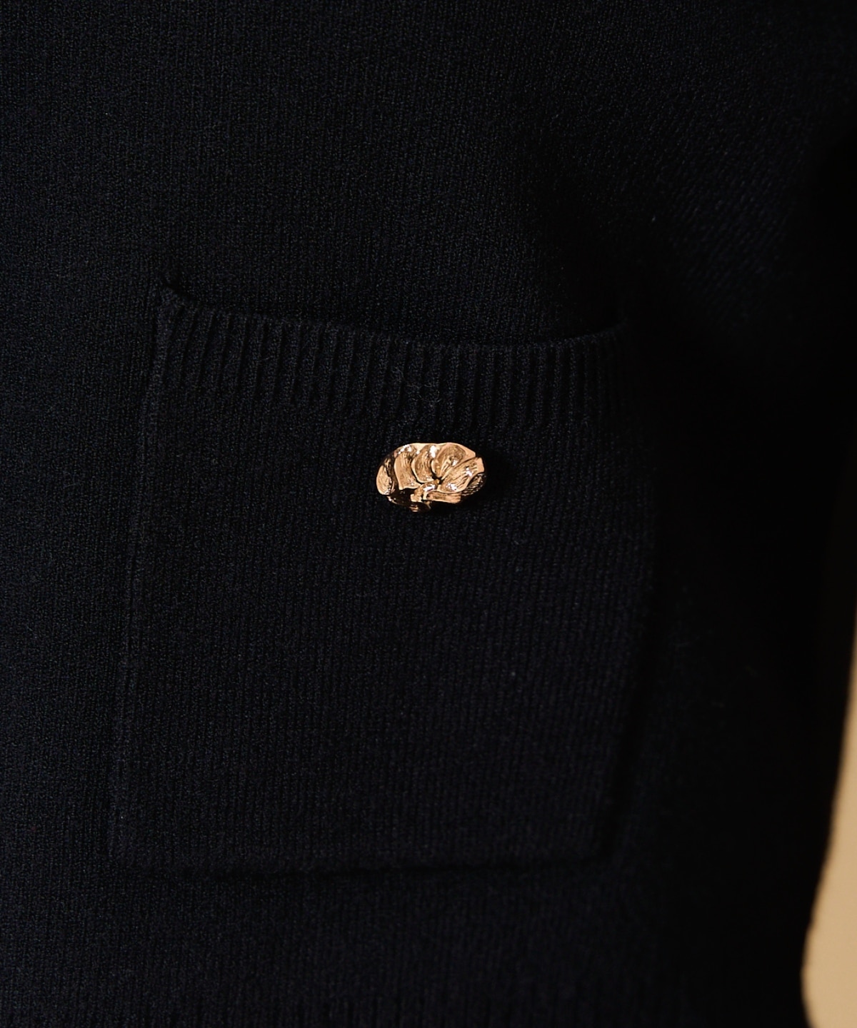 タックスリーブニットカーディガン