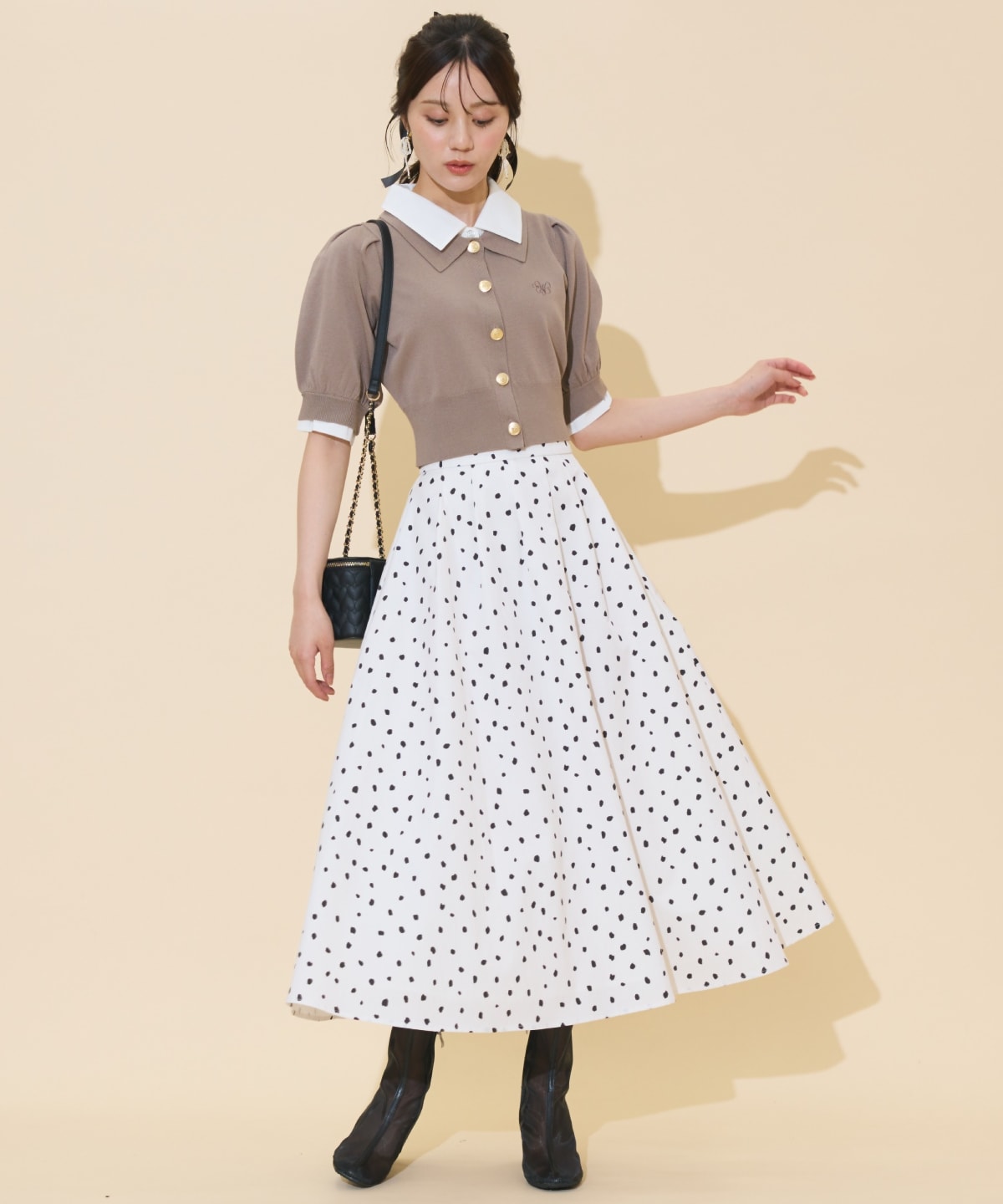 レイヤードカラープルオーバー