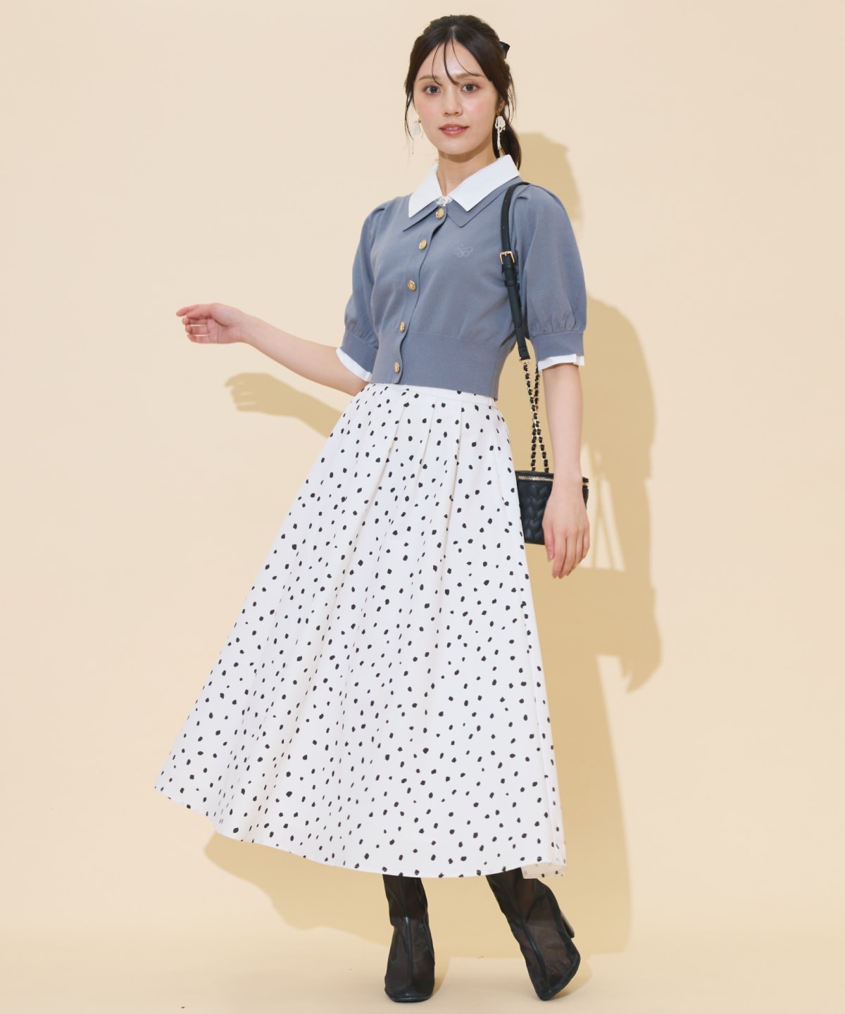 レイヤードカラープルオーバー