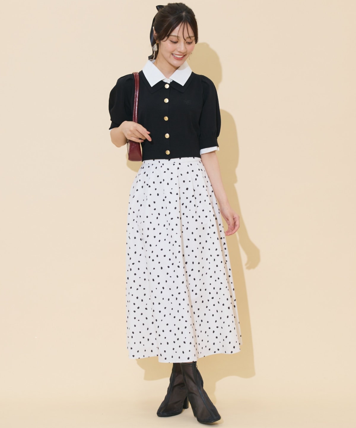 レイヤードカラープルオーバー