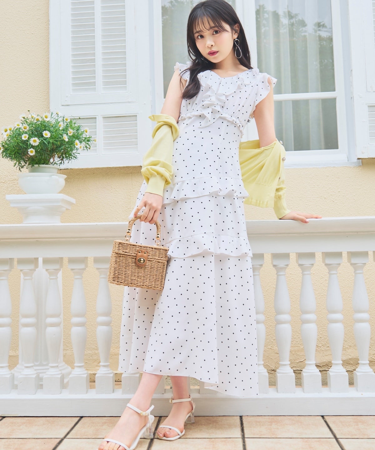 【6/11(thu)10時発売】ラッフルフリルティアードワンピース