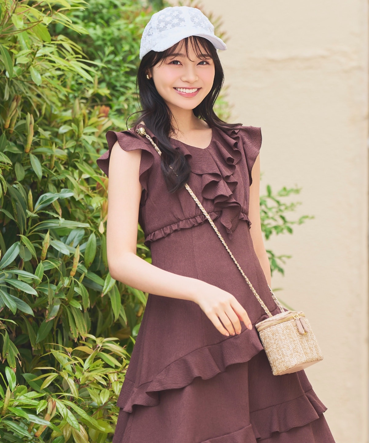 【6/11(thu)10時発売】ラッフルフリルティアードワンピース