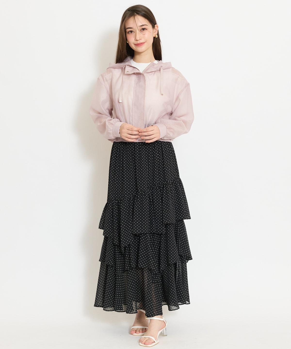 シアーフードブルゾン