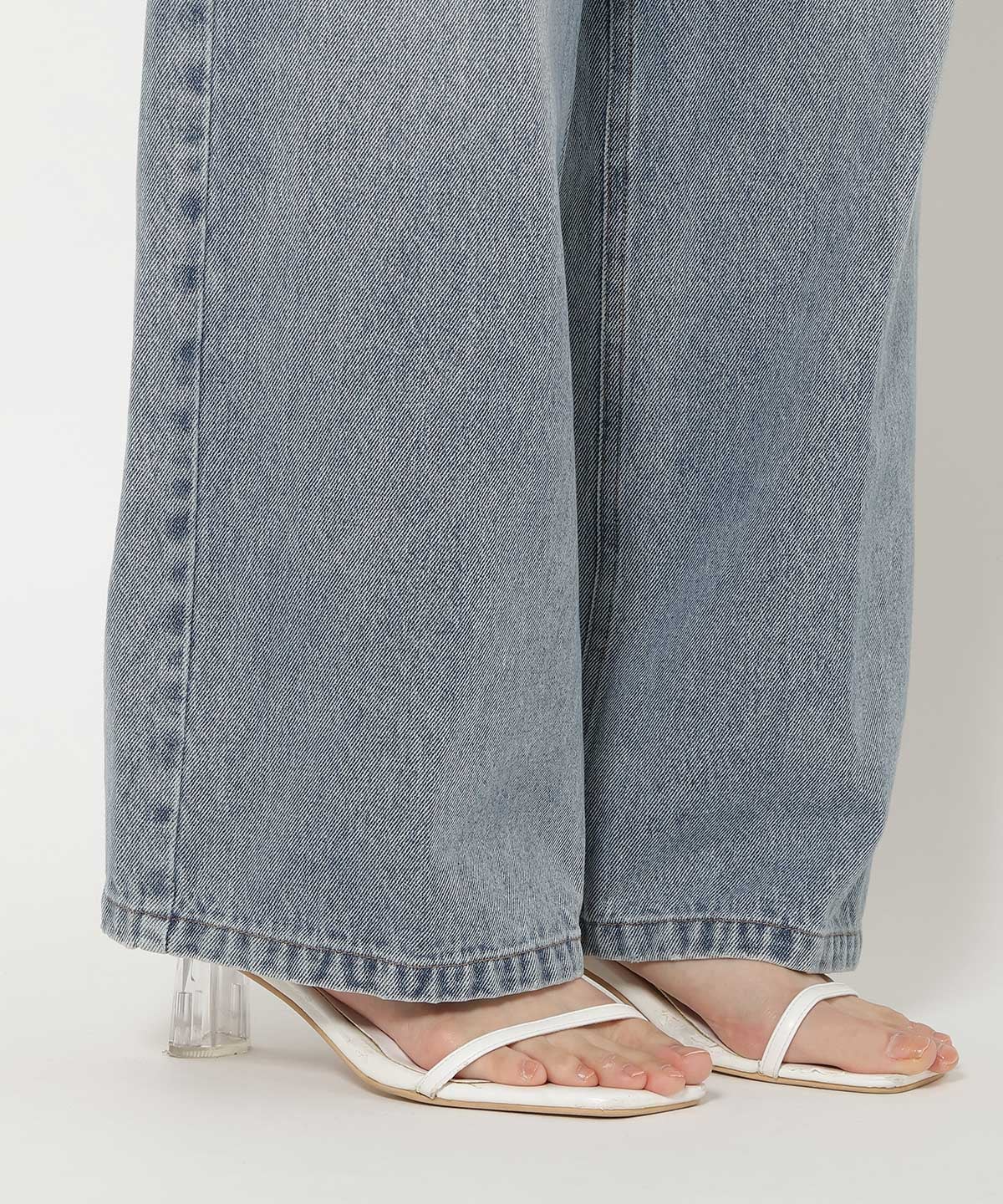 ワイドデニムパンツ
