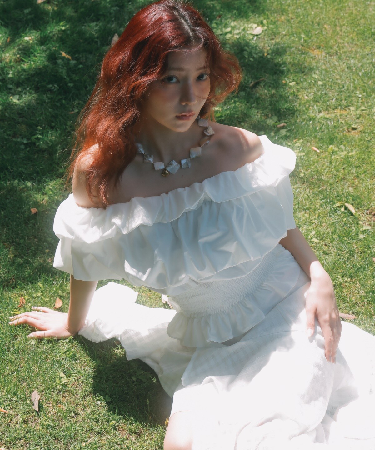 レースティアードスカート