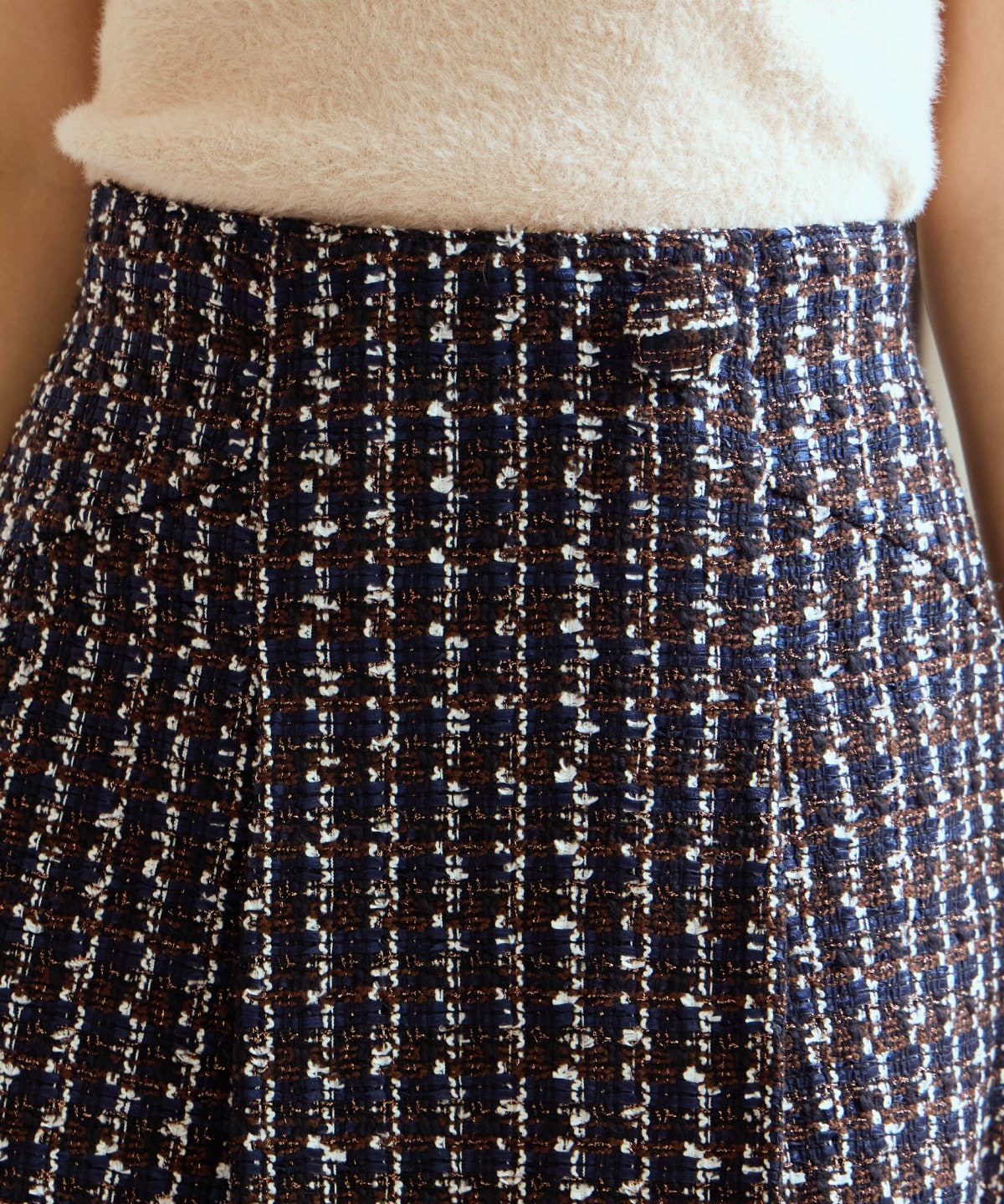 日本製ツイードミニスカート