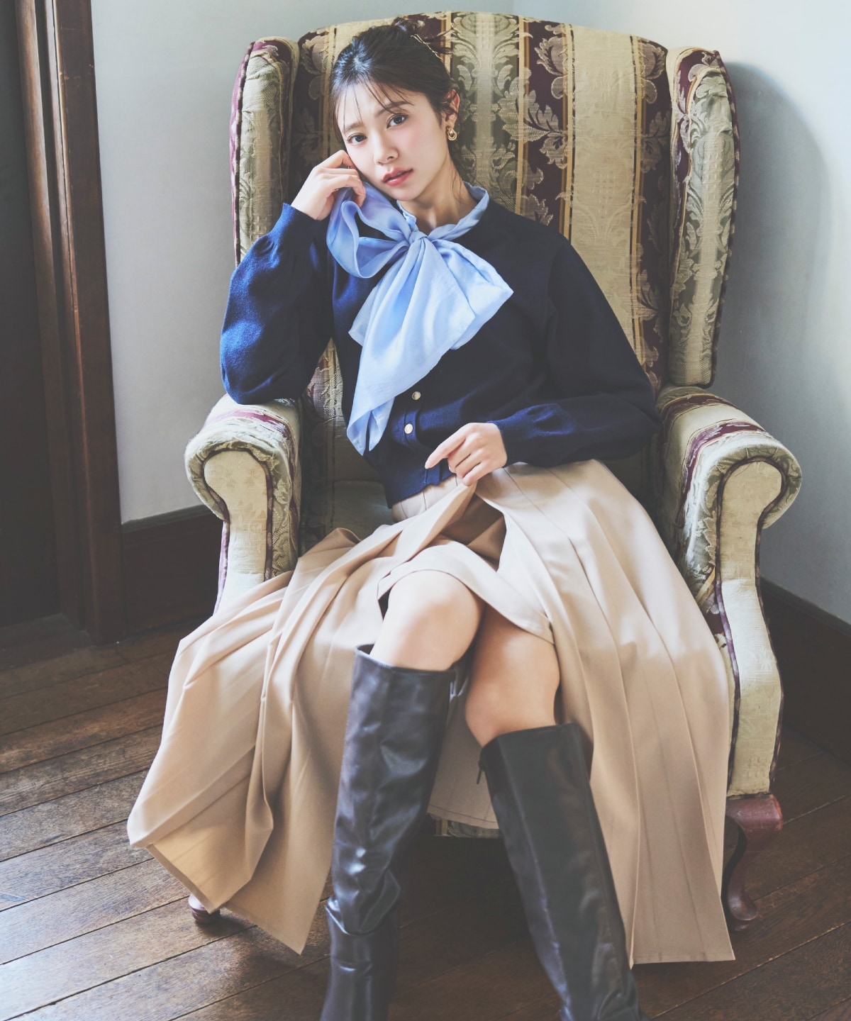 【先行予約受付中】アシメプリーツスカート