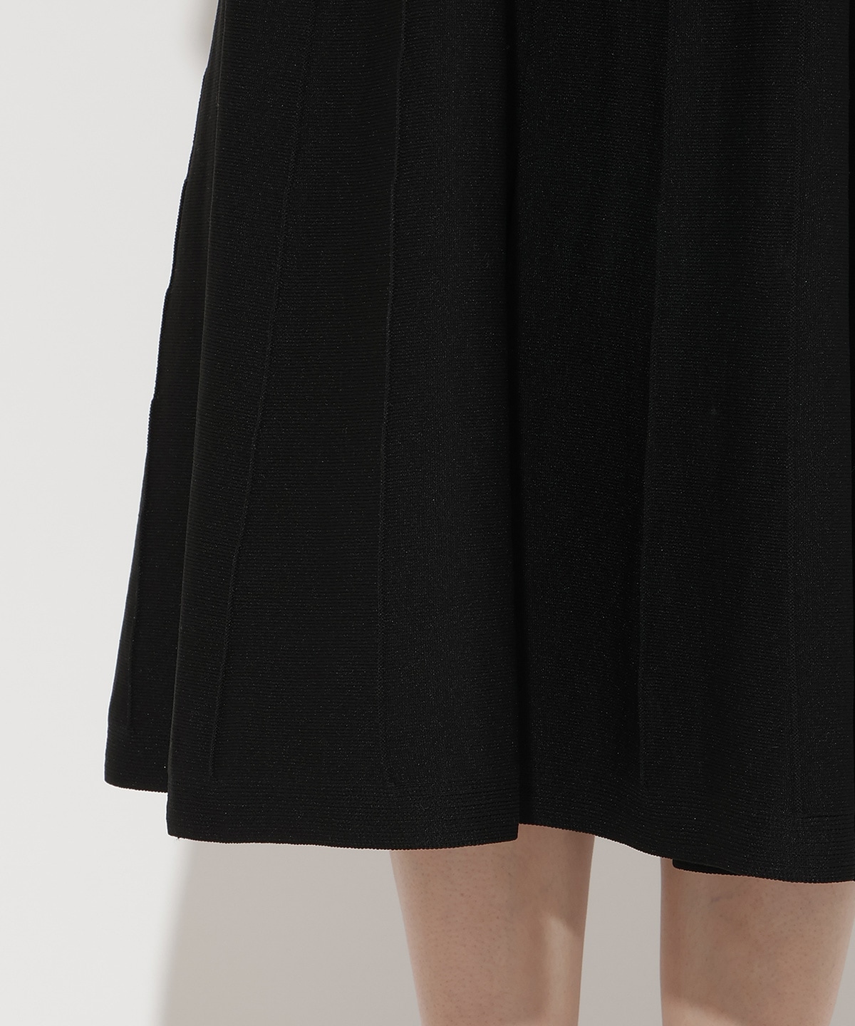 ボウタイ×ニットドッキングワンピース