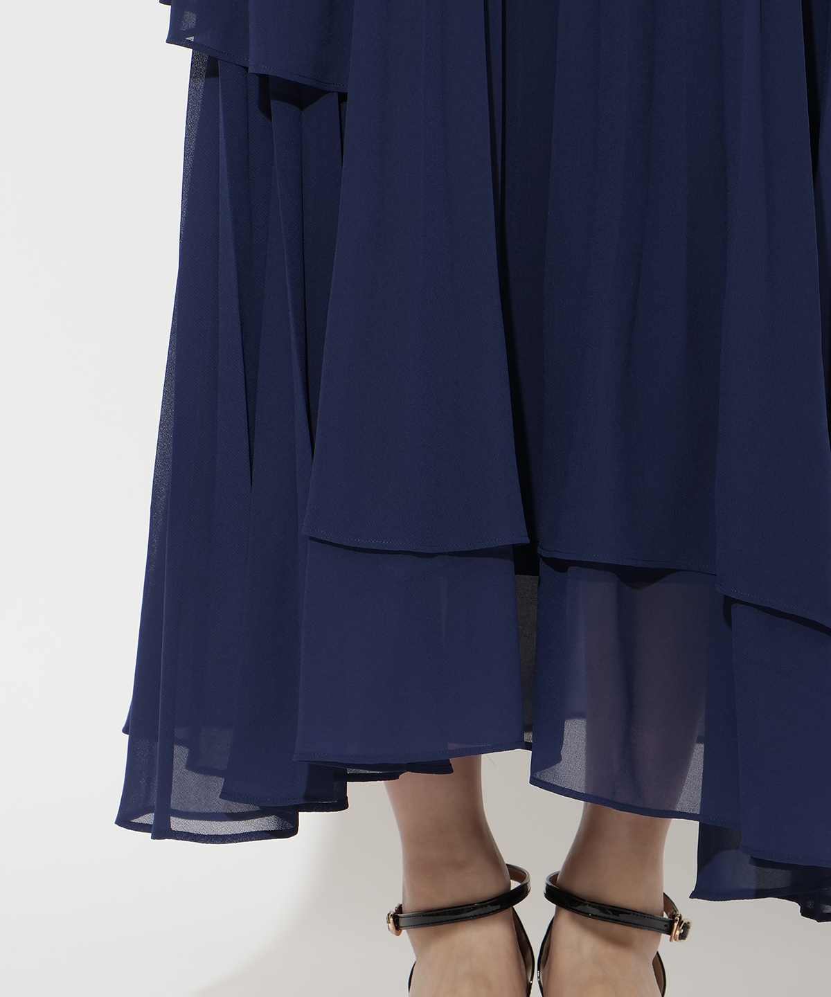 ツイードジャケットドッキングワンピース