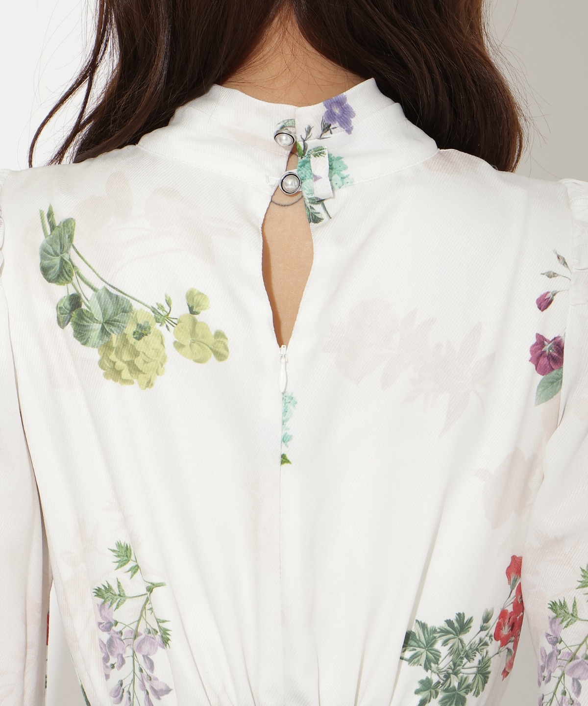 クラシックフラワーワンピース