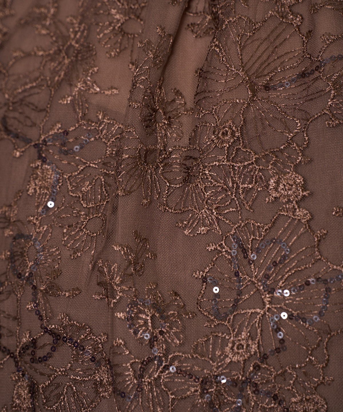 ベロアトリミングブラウス×ドレス