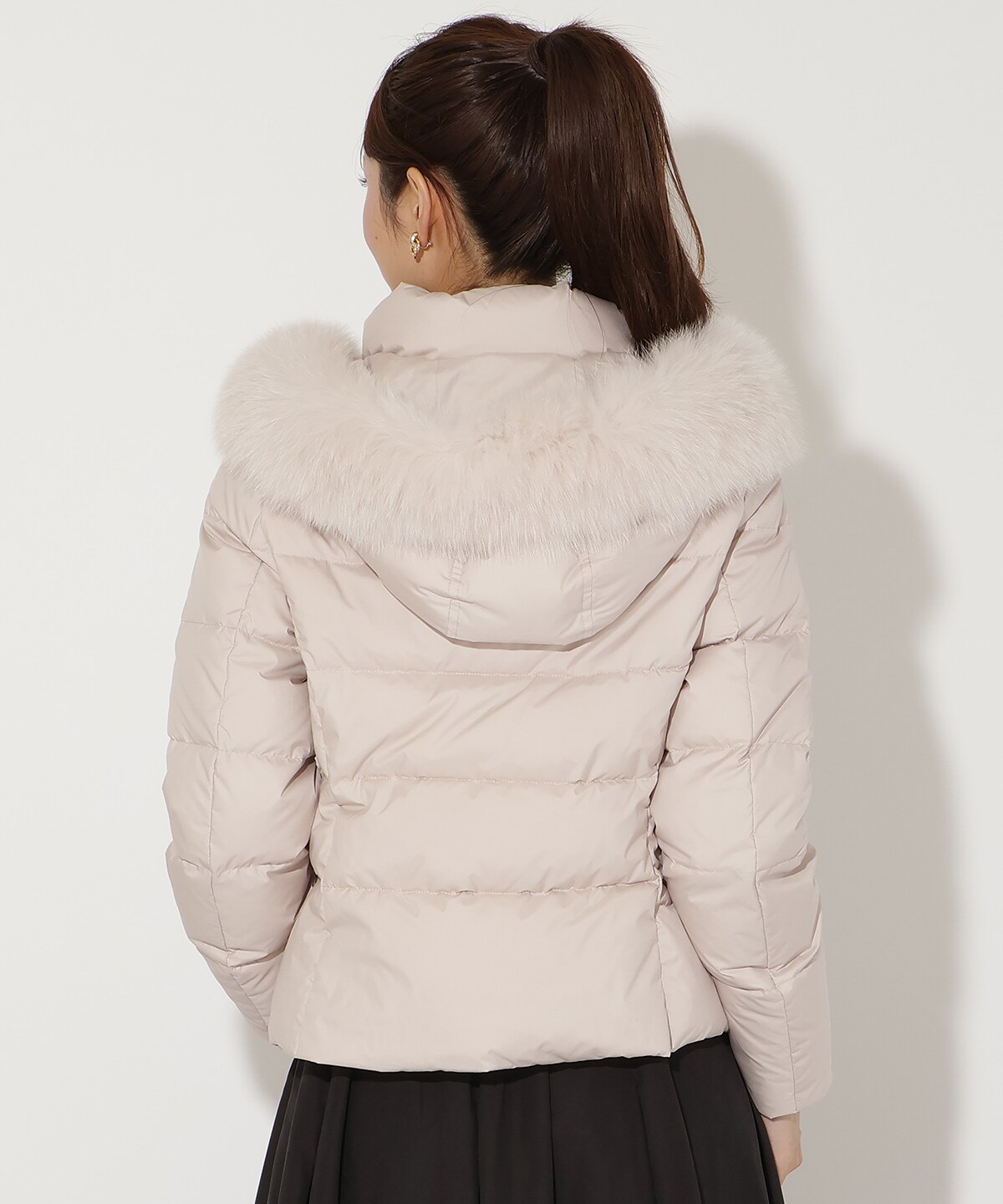 FOXファー付きプレミアムショートダウン