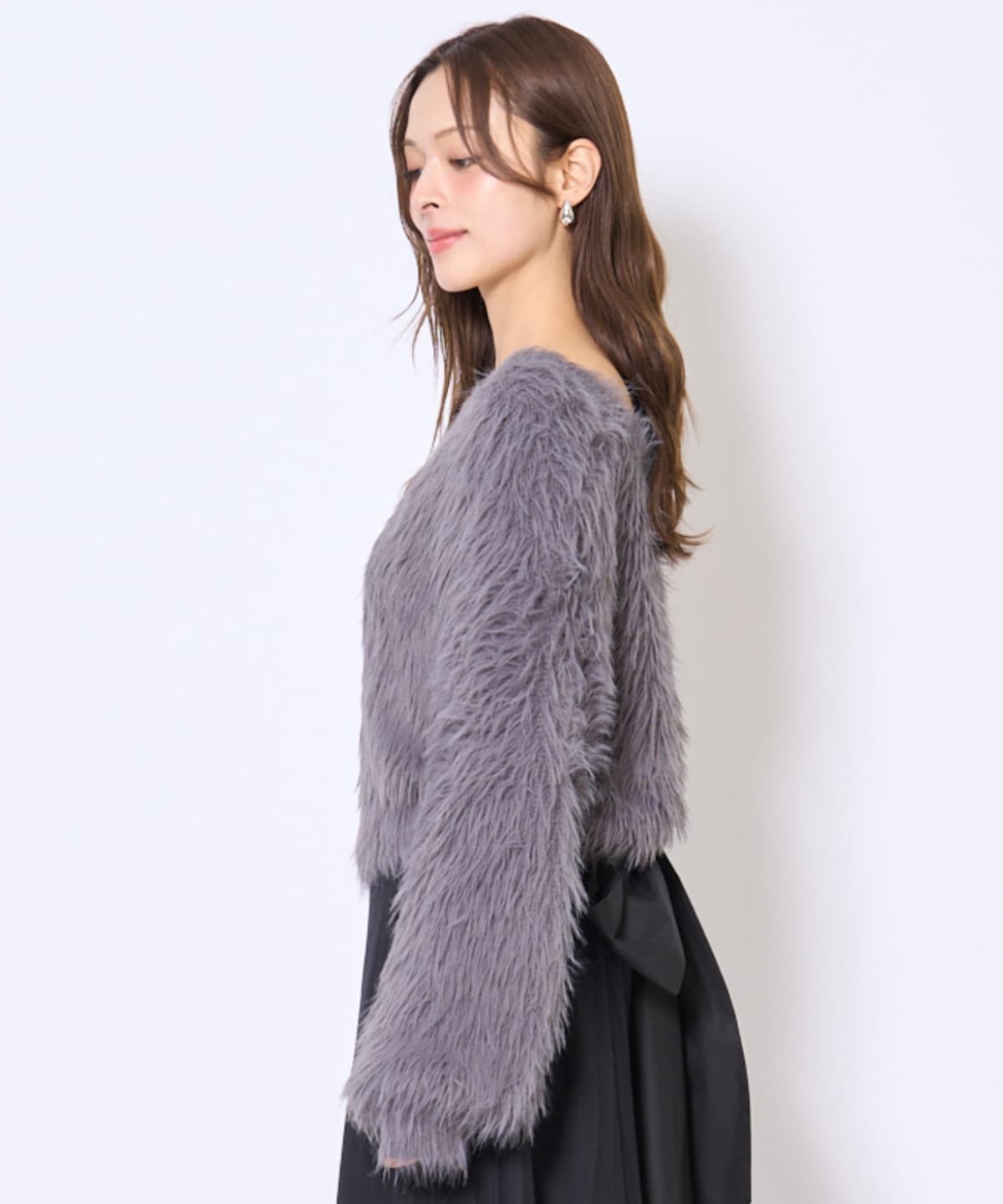 ロングフェザープルオーバー