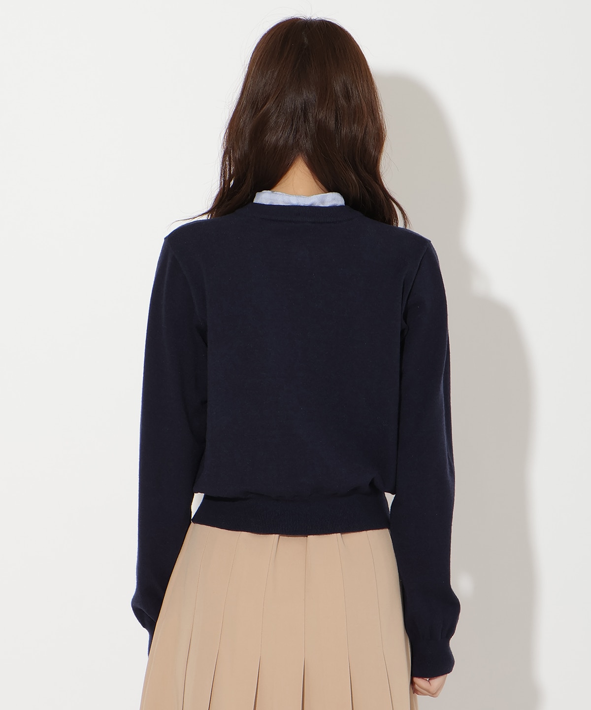 【先行予約受付中】異素材リボンニットカーディガン