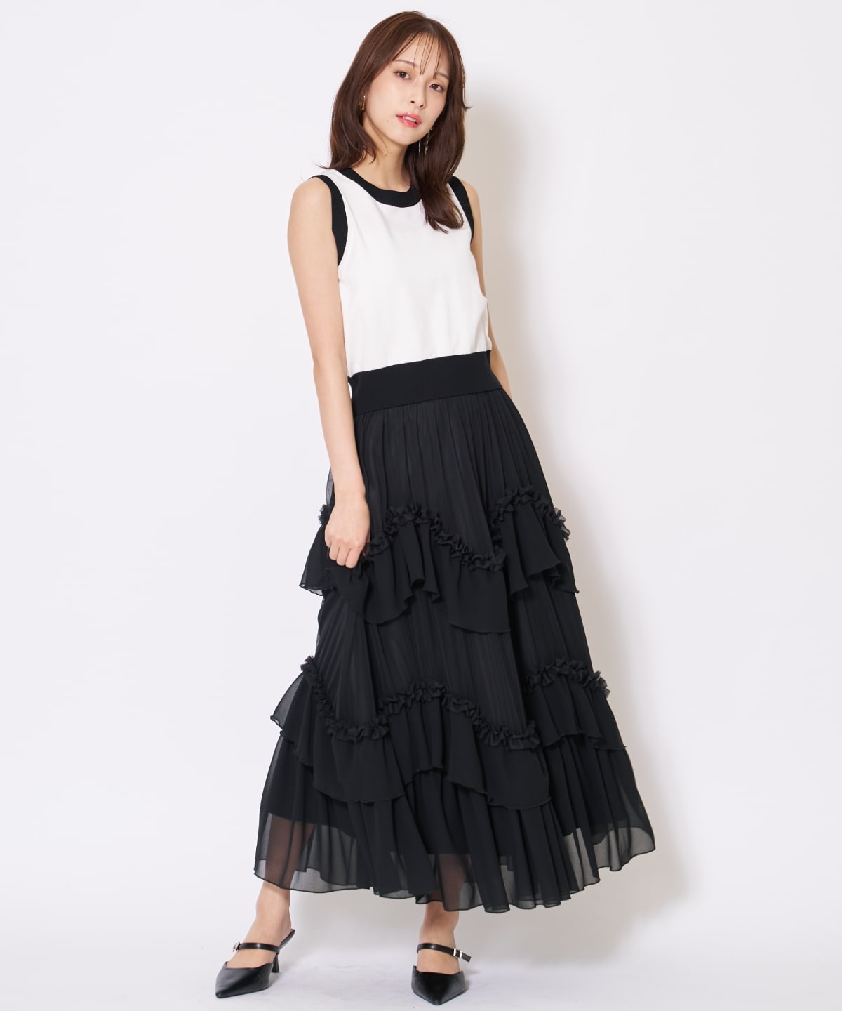【先行予約受付中】ティアードチュールスカート