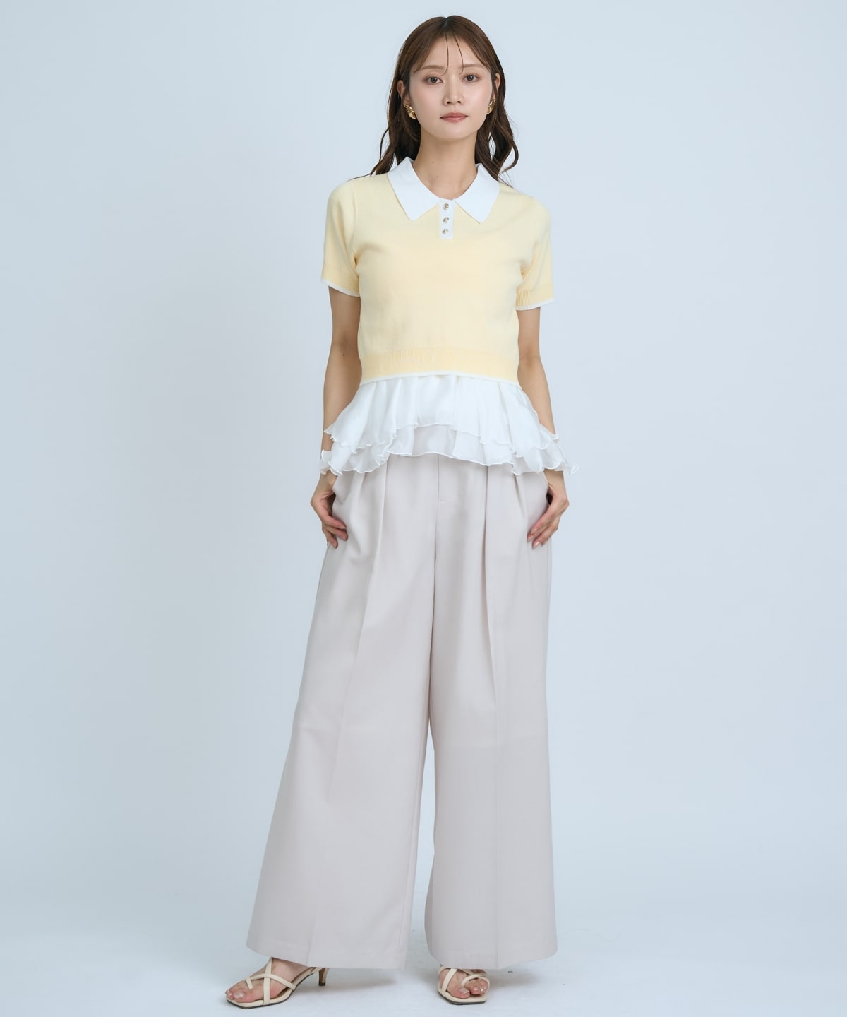 【先行予約受付中】シアーワイドパンツ