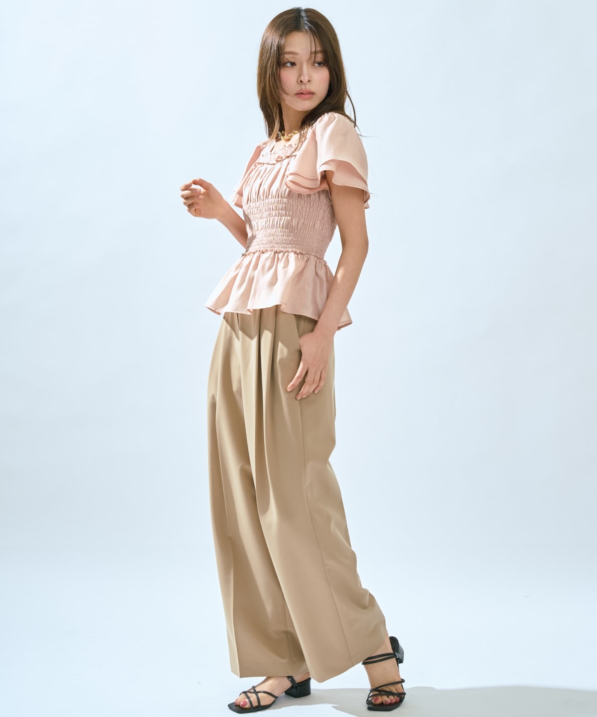 【先行予約受付中】2タックワイドパンツ