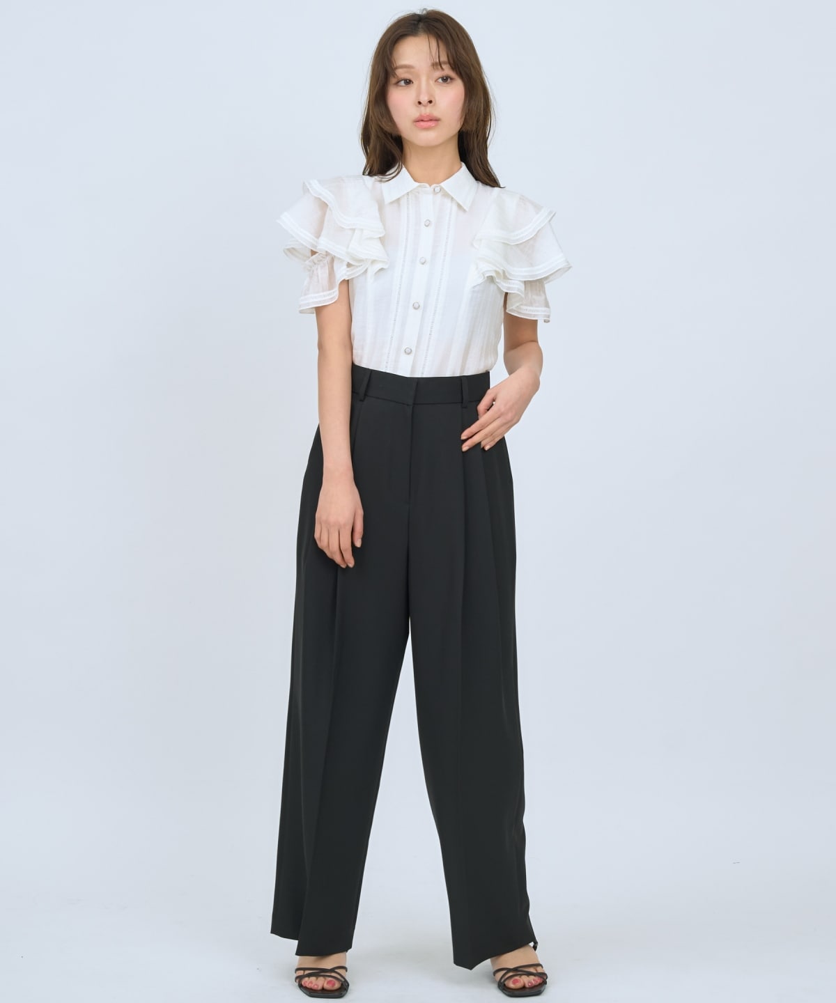 【先行予約受付中】2タックワイドパンツ