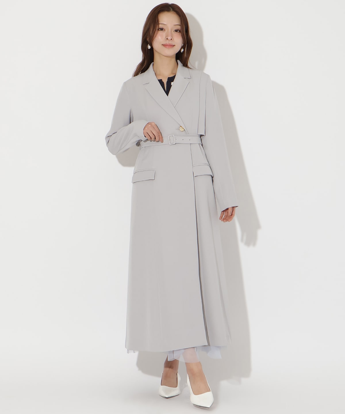 【先行予約受付中】トレンチ風ワンピース