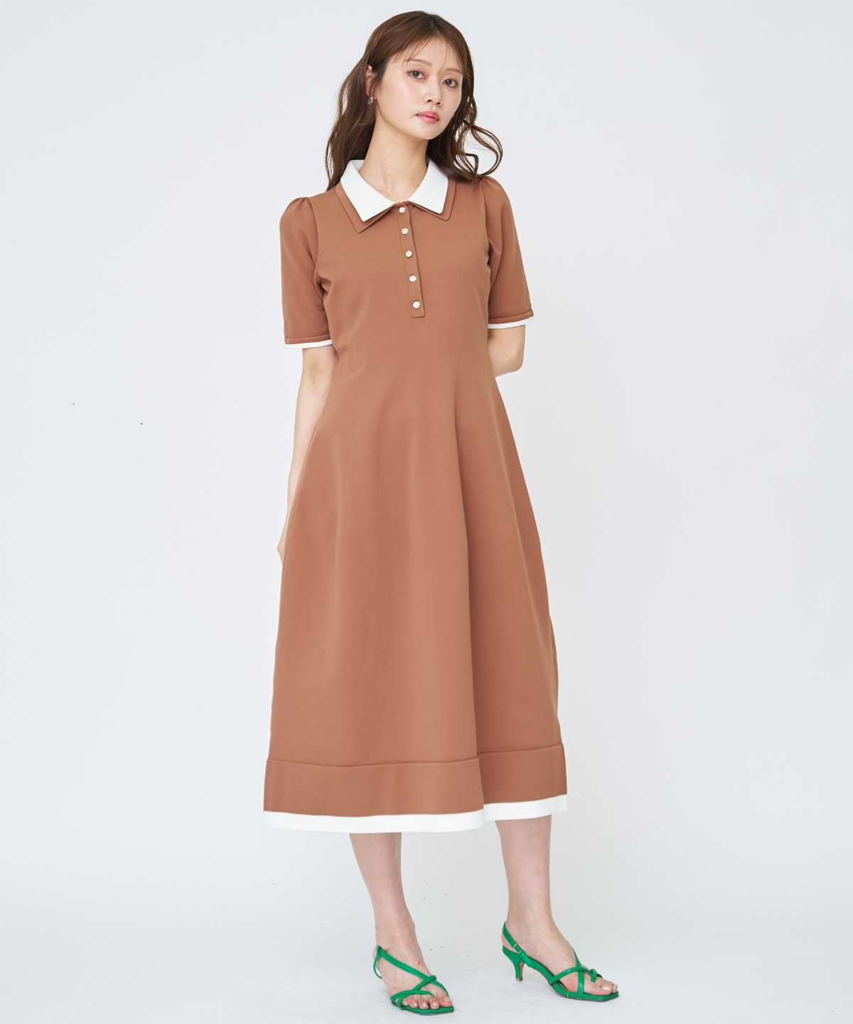 【先行予約受付中】ポロニットワンピース