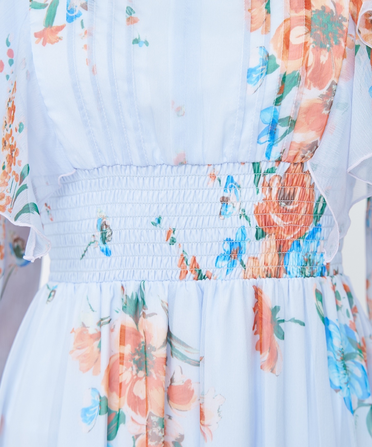 【先行予約受付中】フラワープリントタックワンピース