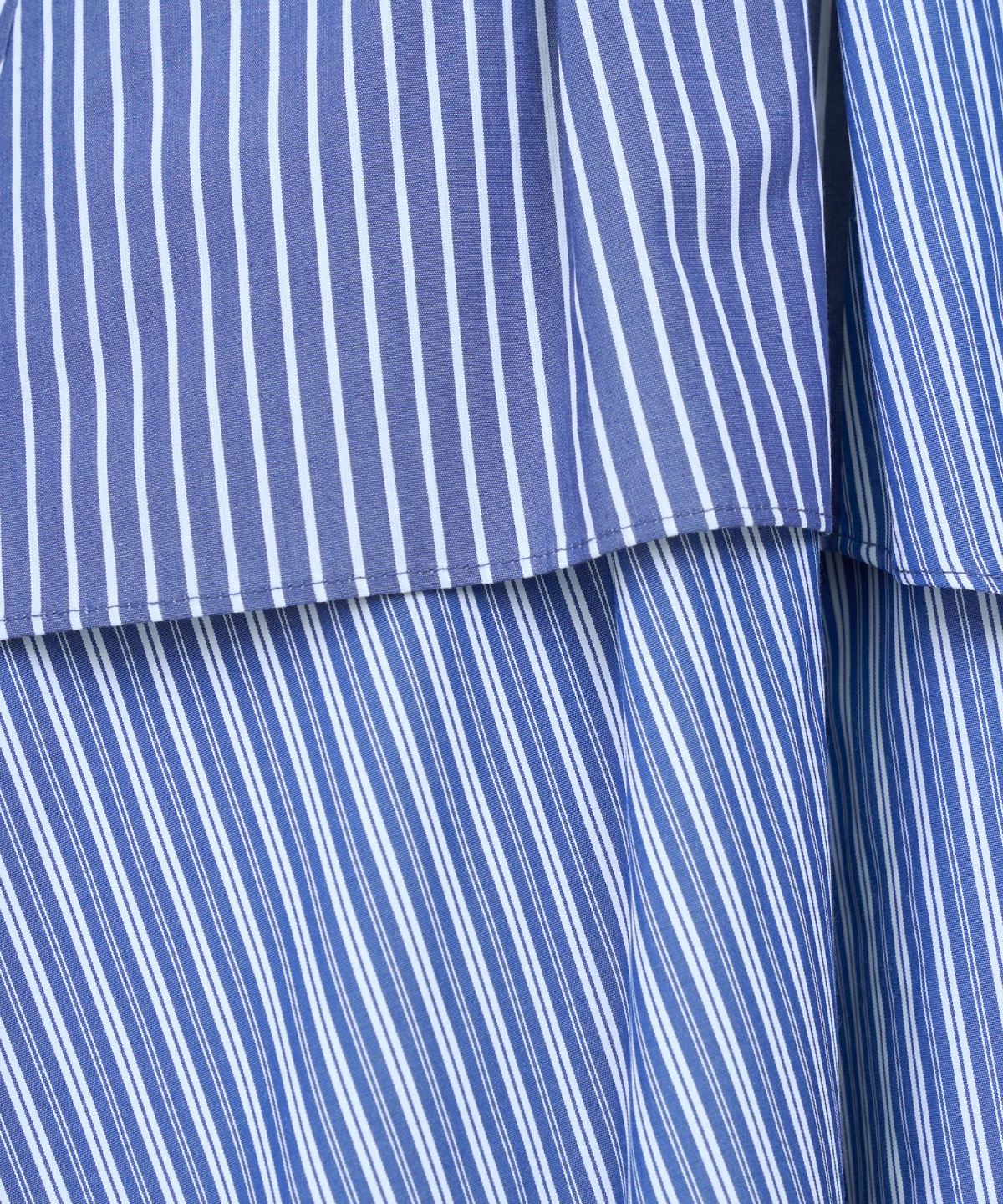 【先行予約受付中】マルチストライプシャツワンピース