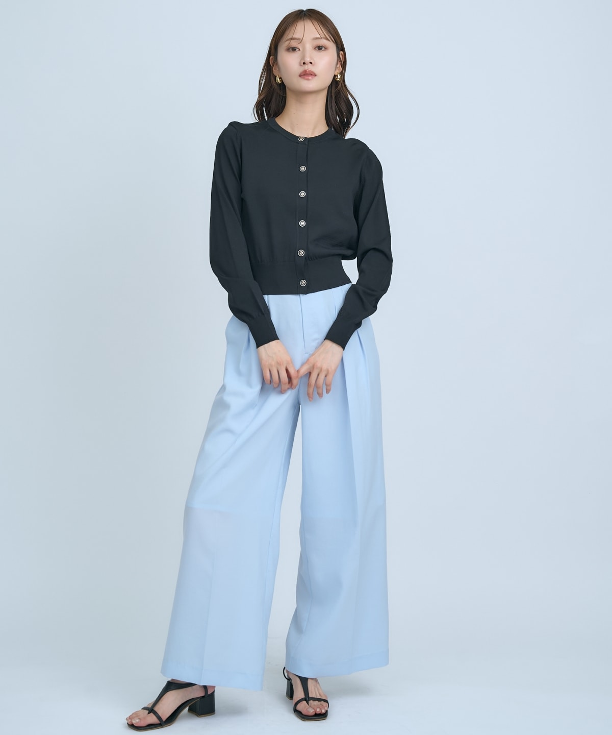 【UVカット】クルーネックカーディガン