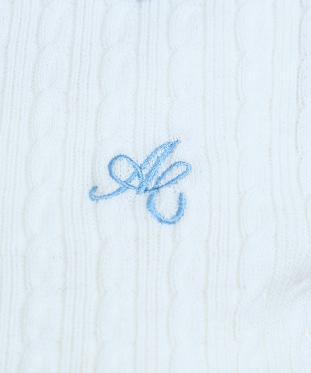 【先行予約受付中】ダブルカラーケーブルポロニット