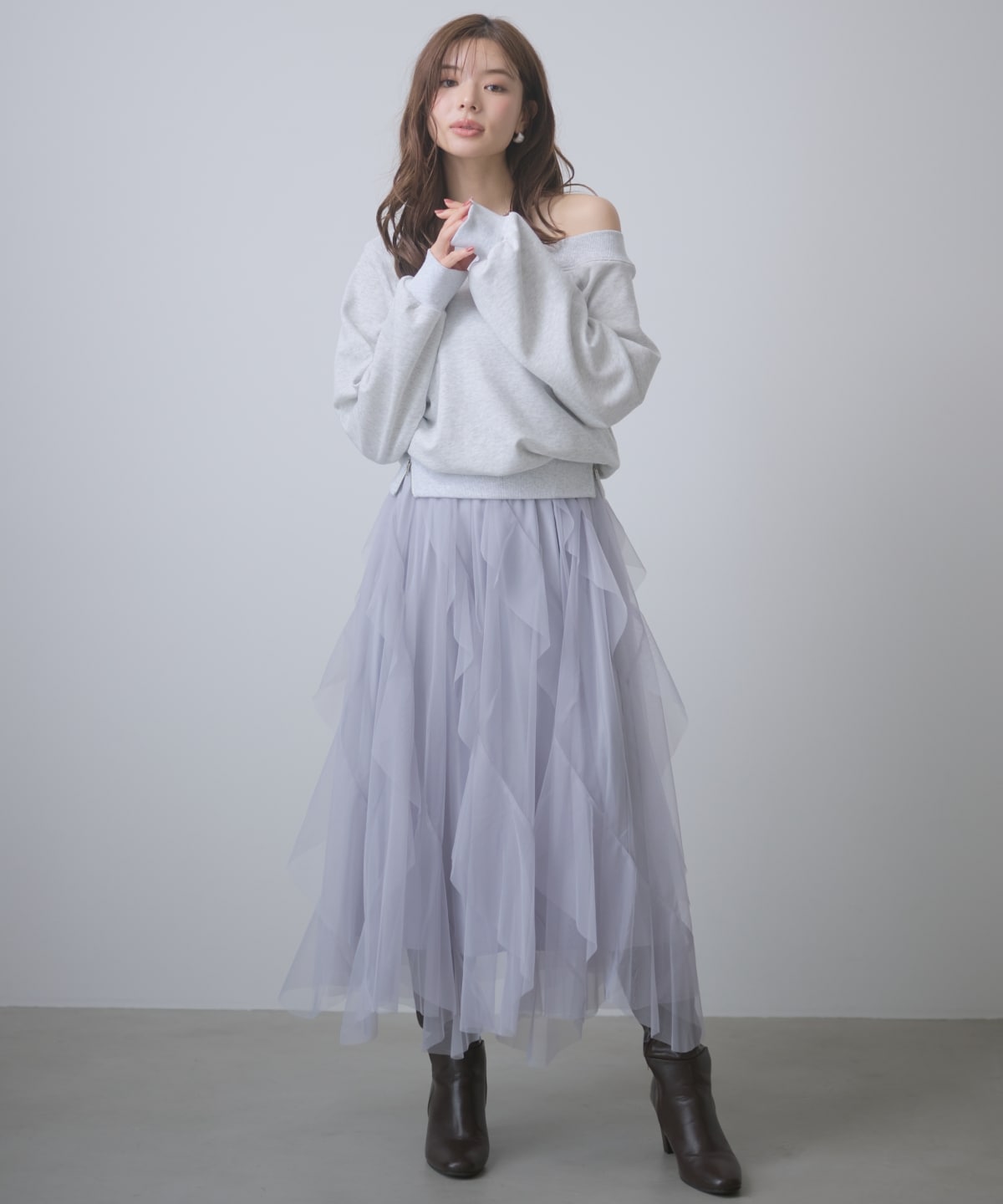 ラッフルフリルスカート