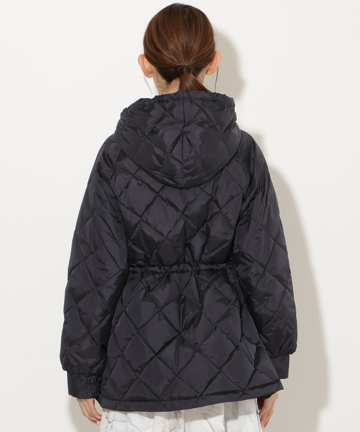 【TAION×AND COUTURE】ウエストドロストミドルダウンジャケット