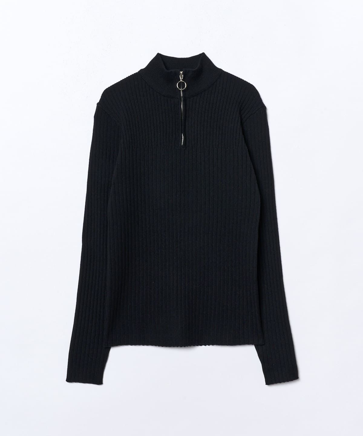 ジップアップニット