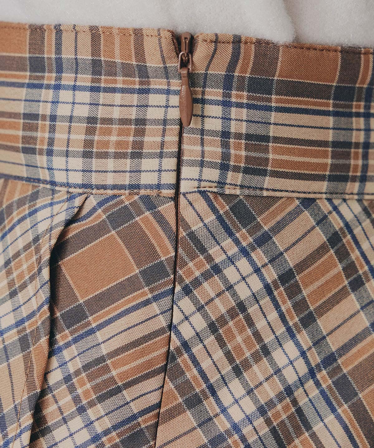 タータンチェックティアードスカート