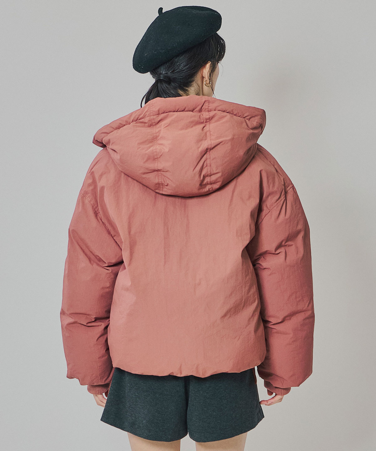 フラップポケットファイバーダウンジャケット