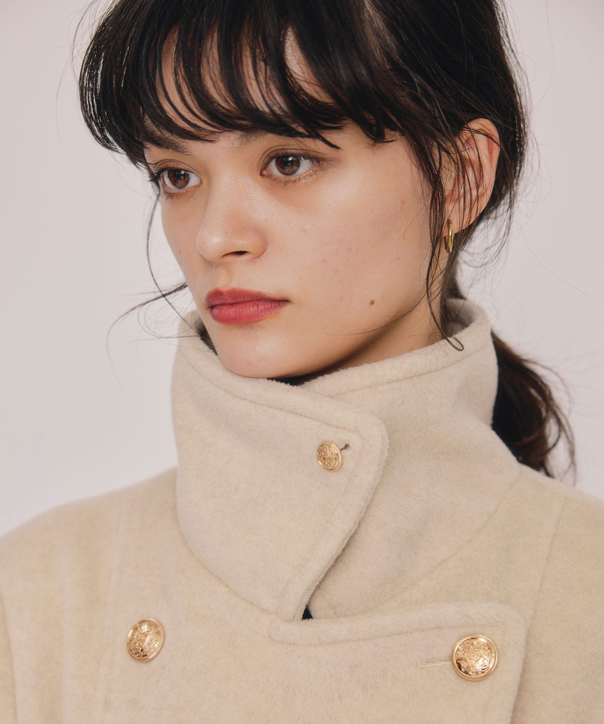 2WAYベルスリーブミドルコート