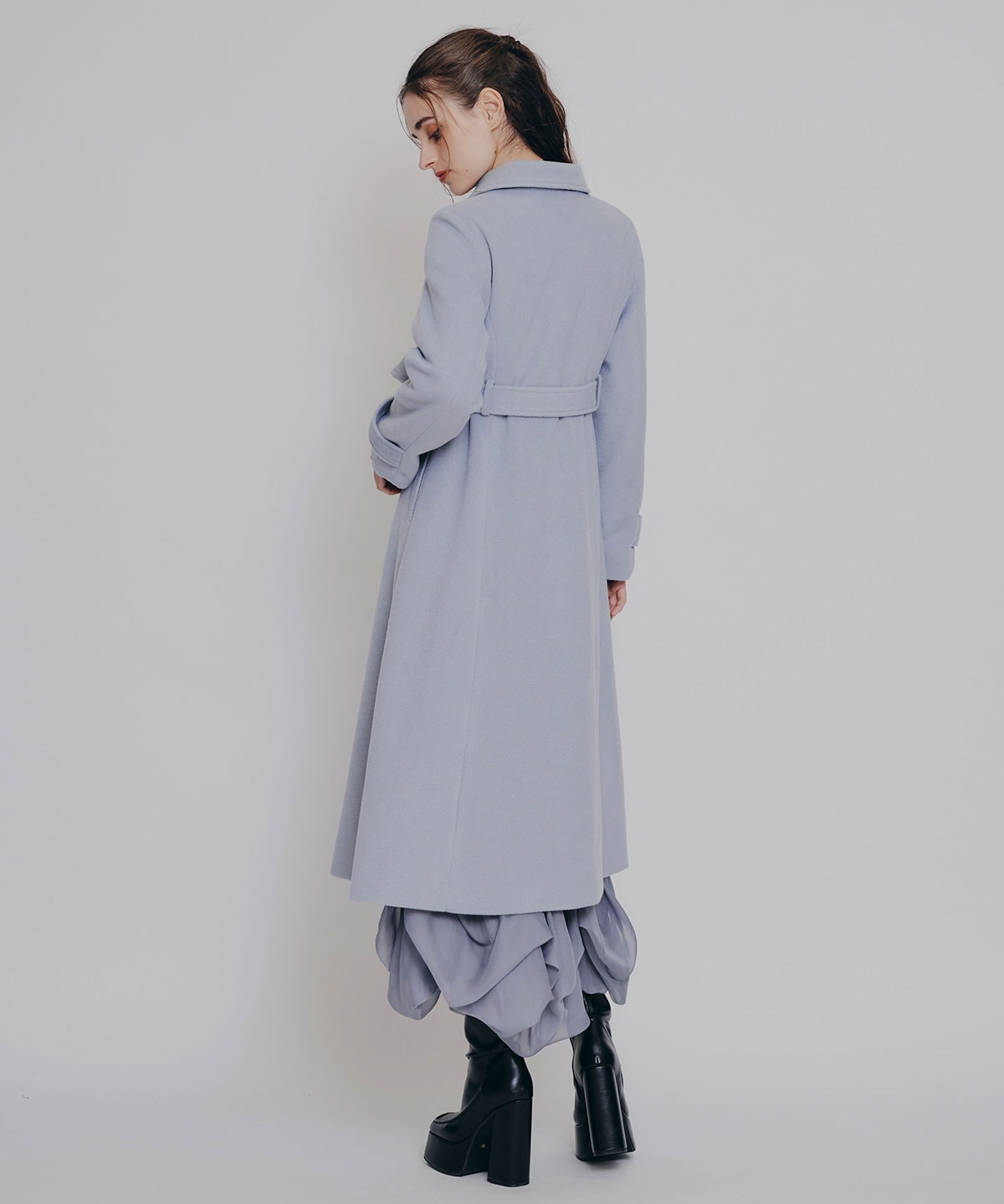 2WAYカラーダブルロングコート