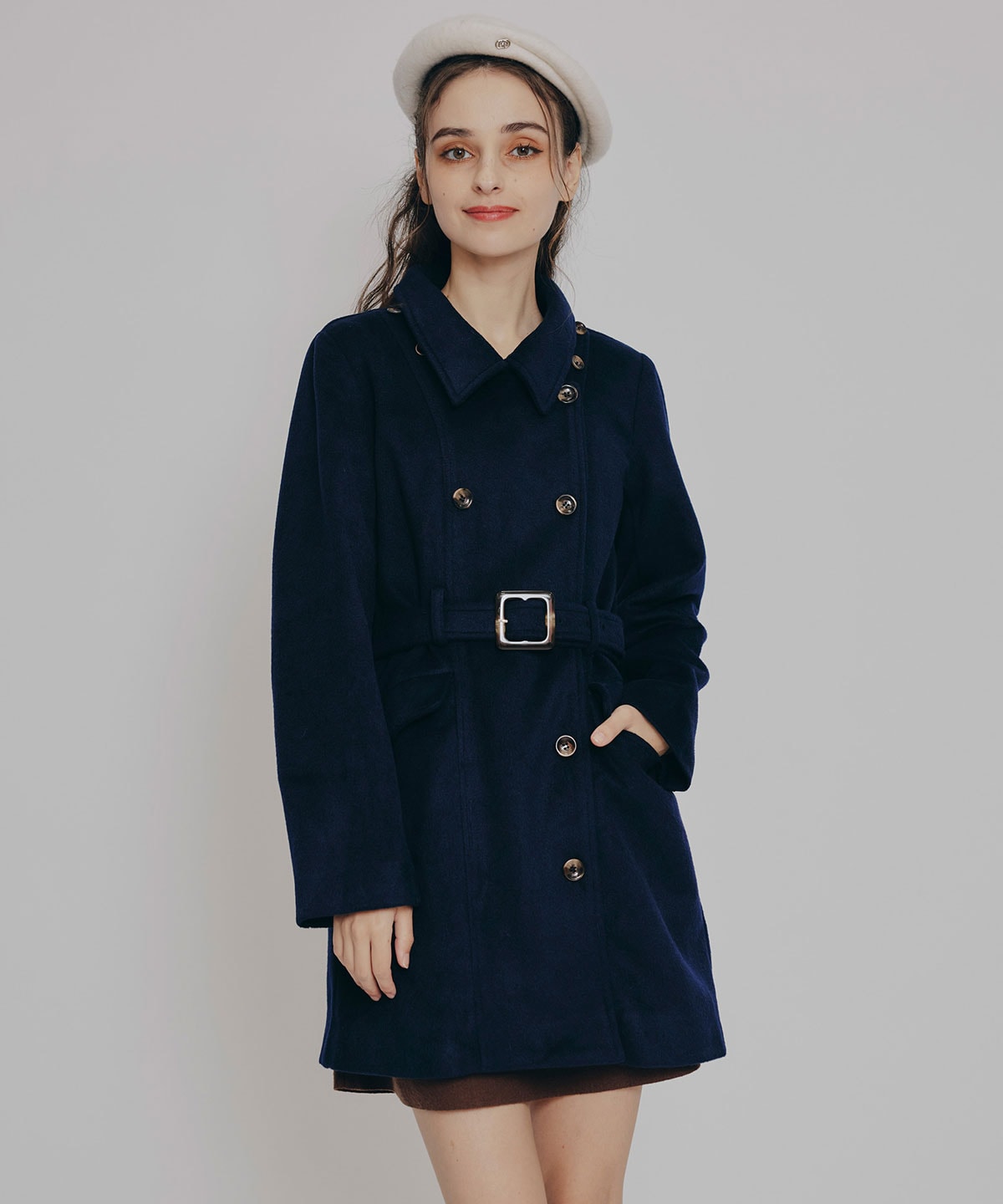 マルチWAYケープファーショートコート