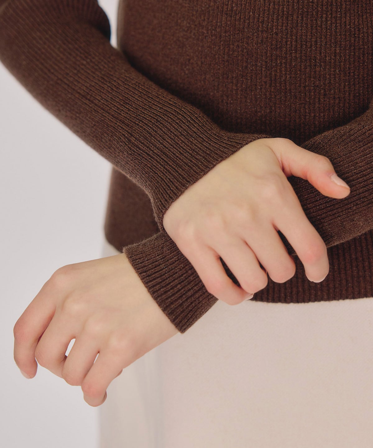 ラメタートルニットプルオーバー