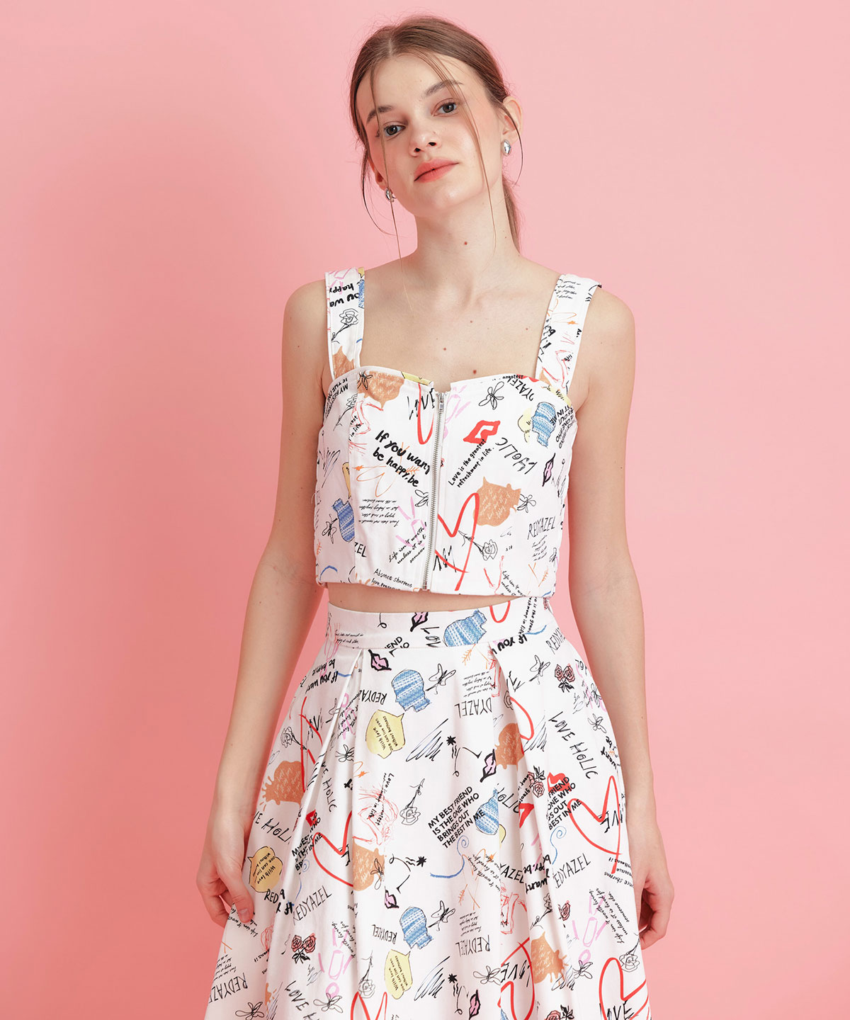 【LoveArt Series】LoveArt ロングフレアスカート