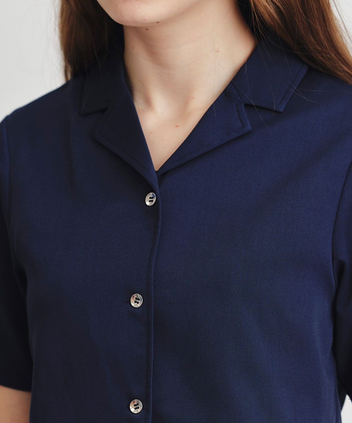 レイヤードサイドプリーツバイカラーロングワンピース