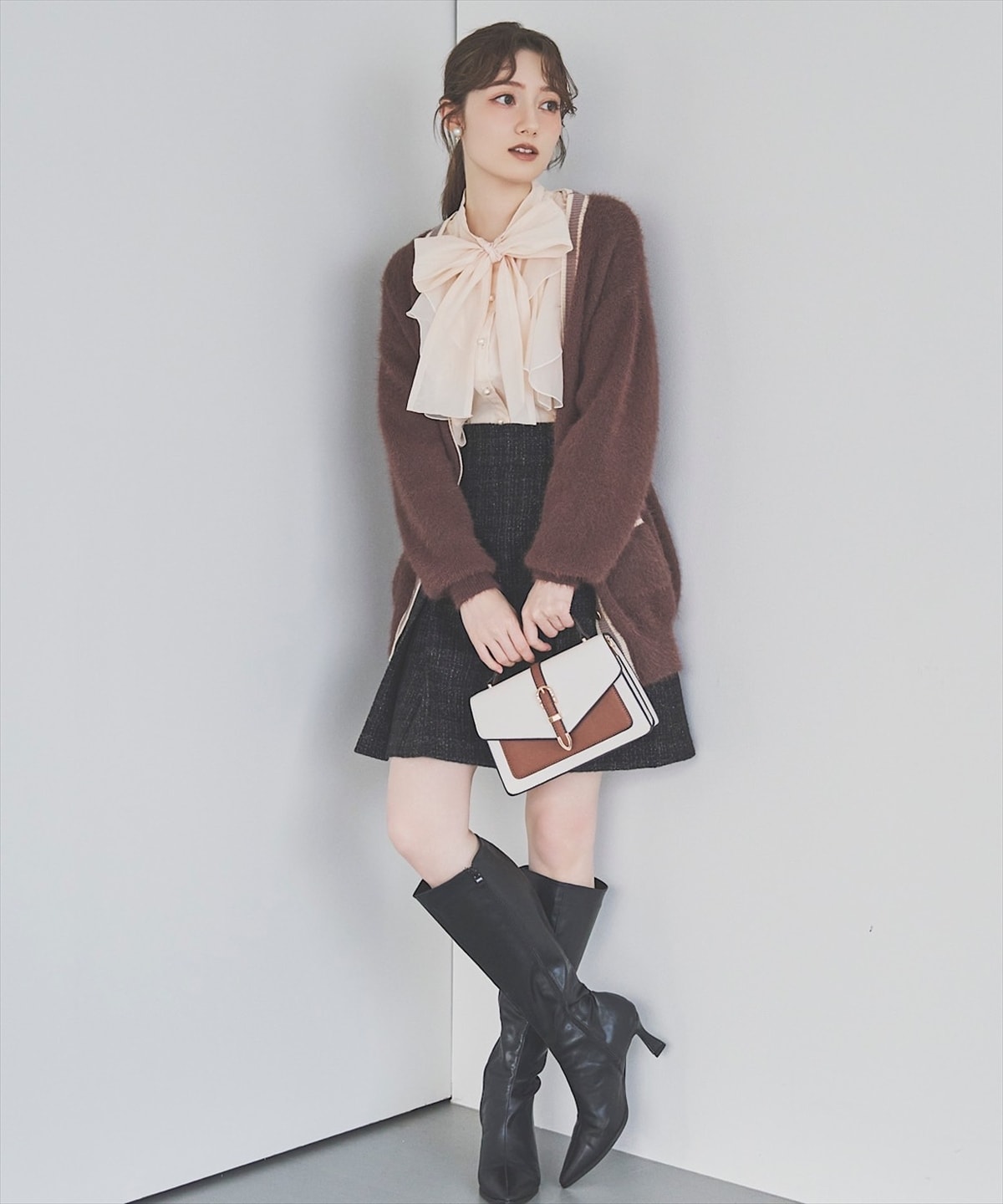 【11/21(Fri)発売】ツイードタックミニスカート