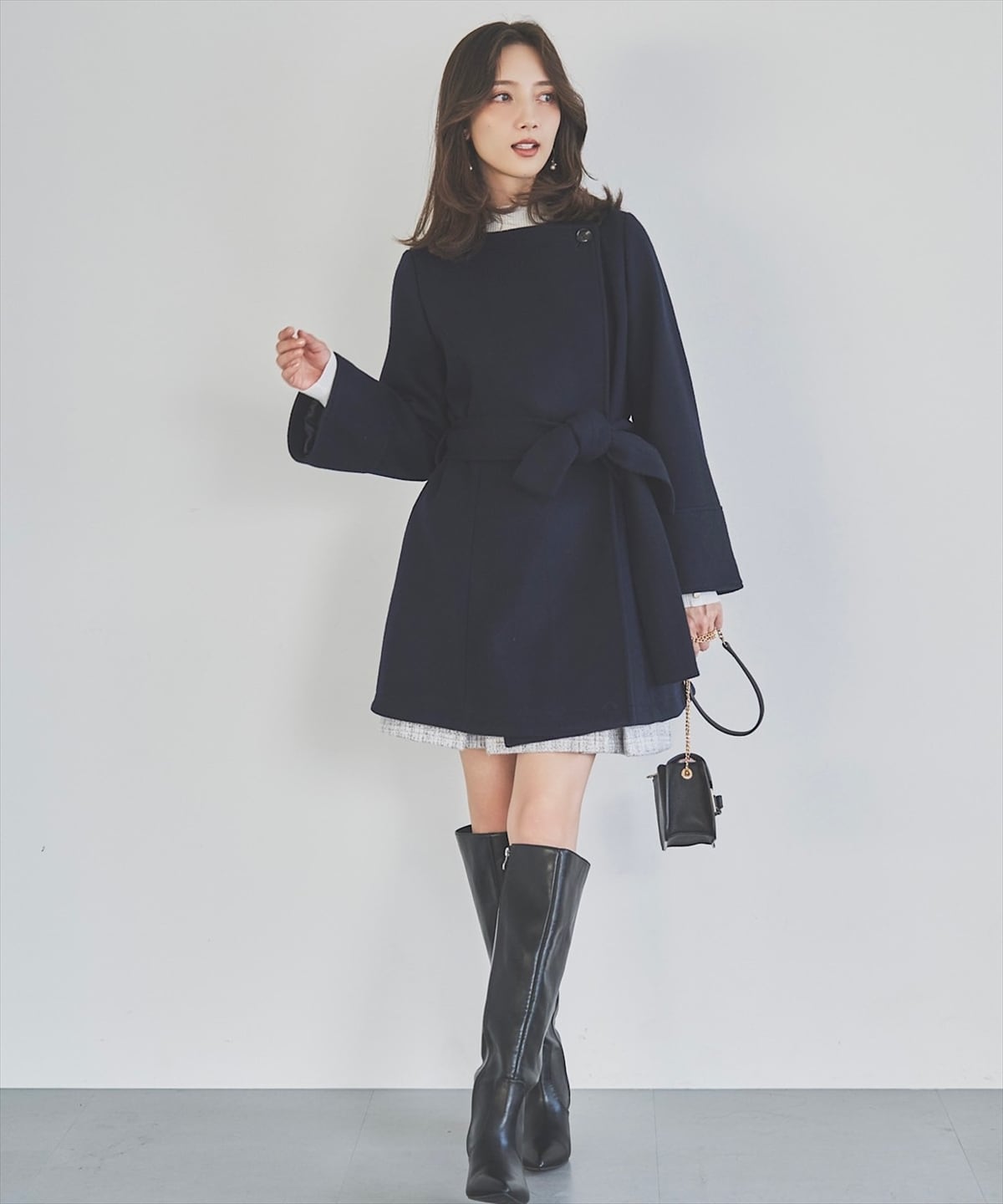 ウールビーバー2WAYミドルコート