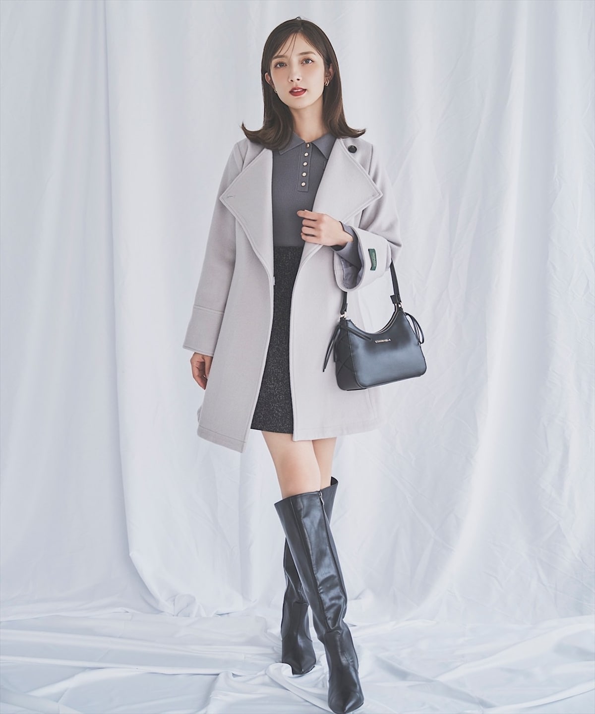 ウールビーバー2WAYミドルコート