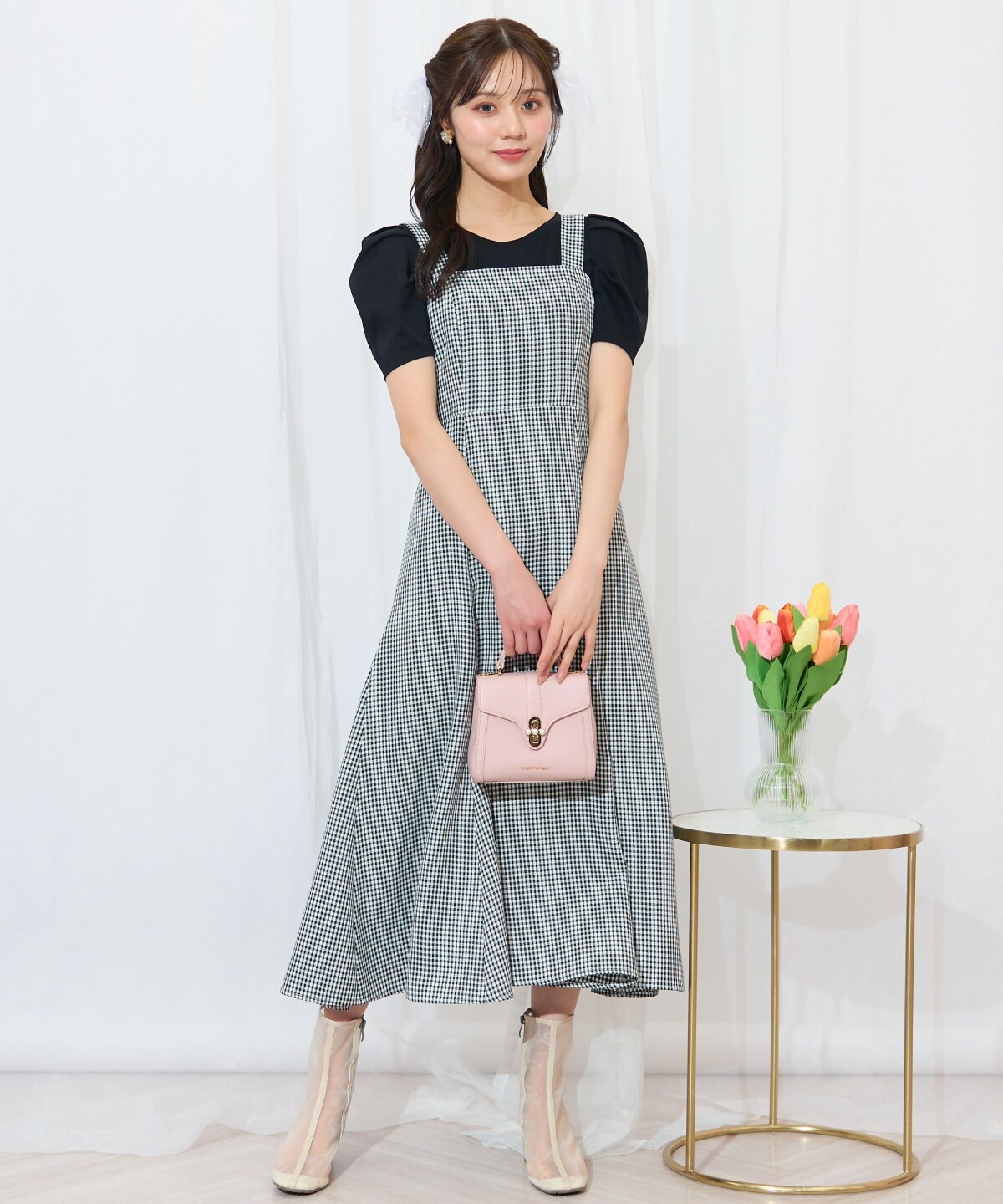 チュールフリルマーメイドジャンスカ